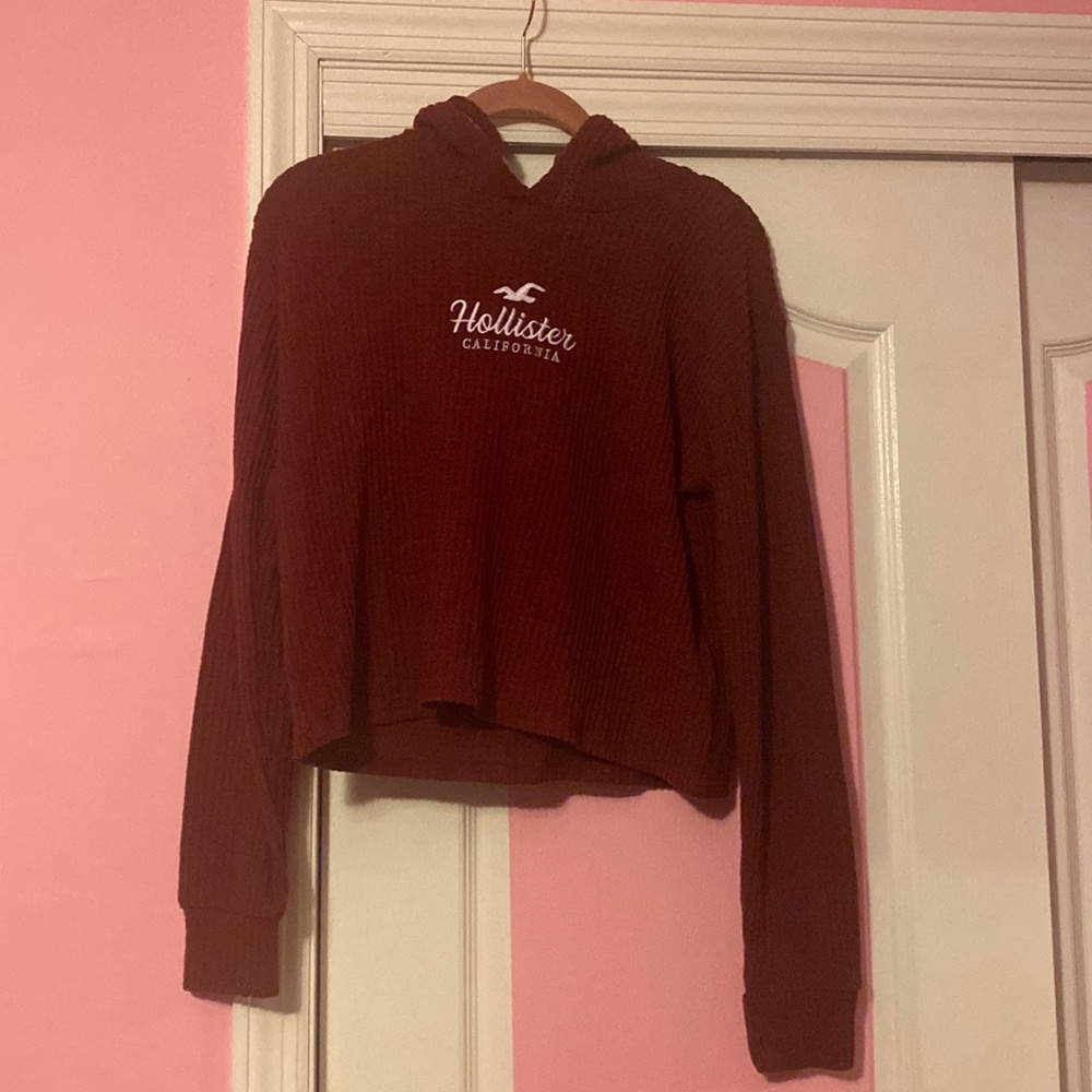 Hollister waffle sweatshirt